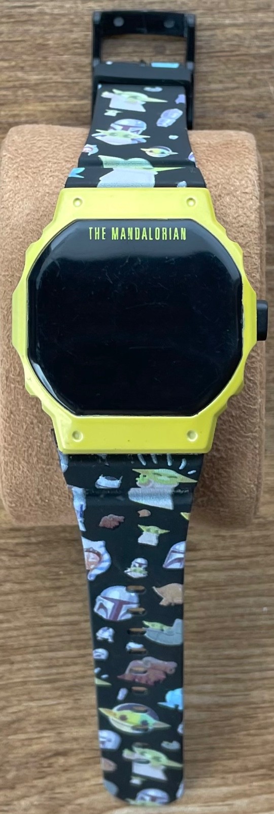 Mandalorian Children’s Watch Star Wars LED Digital Watch – Working