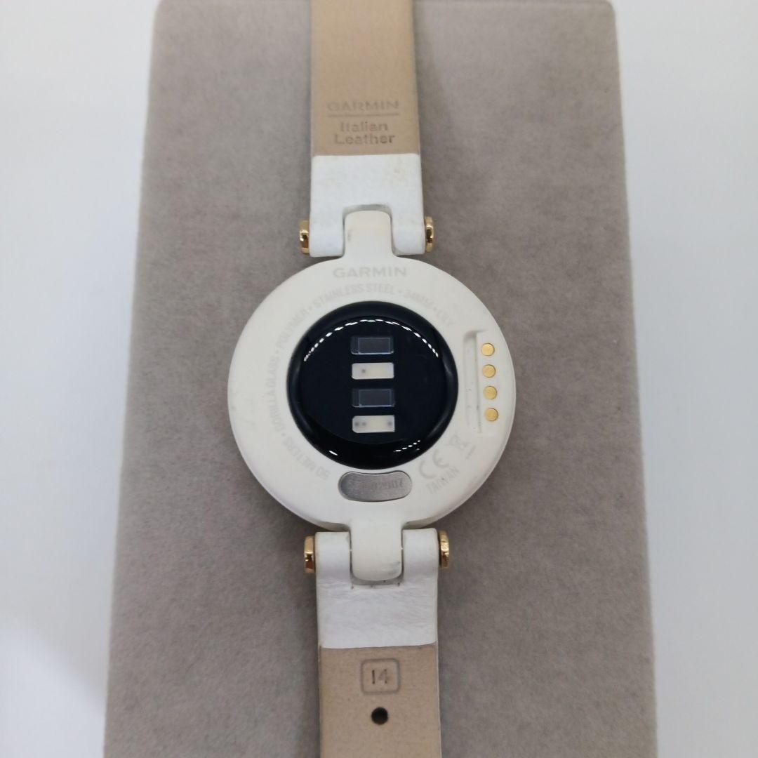 GARMIN Lily Classic White Leather Cream Gold w/Box