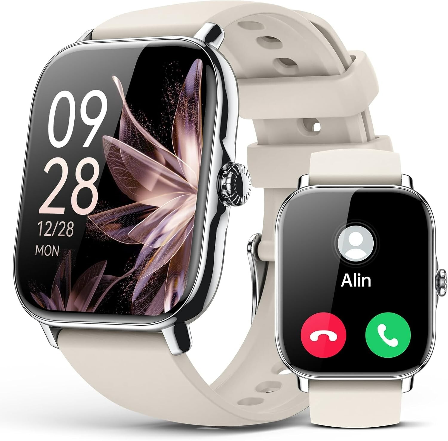 Smart Watch for Women Men- Answer/Make Call, 2025 1.91” IP68 Waterproof Fitness