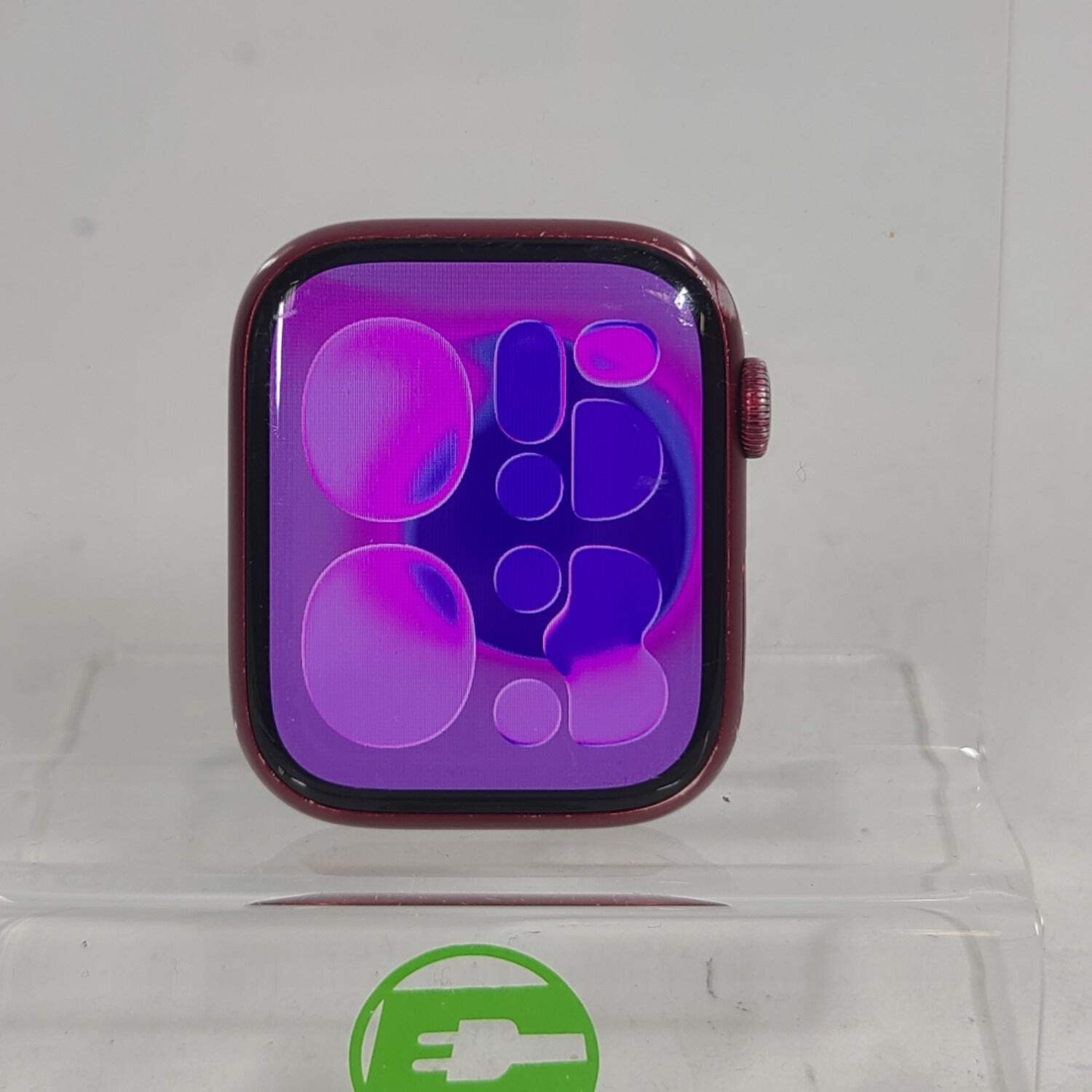 GPS Only Apple Watch Series 7 45MM Red Aluminum Red Sport Band MKJC3LL/A