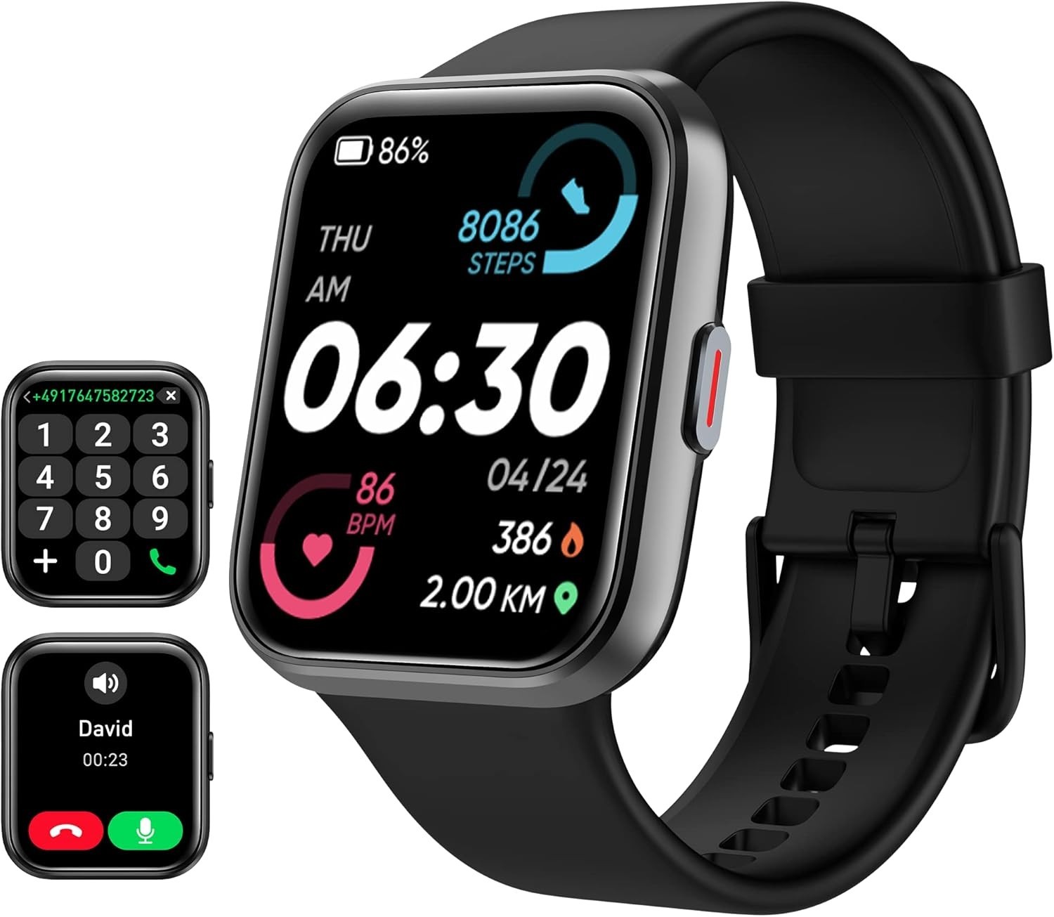 Smart Watch for Men/Women Android/iPhone, Alexa Built-in, 1.8″ Touchscreen