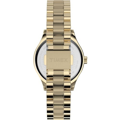 TIMEX Waterbury Traditional Watch Blue Dial Quartz Gold TW2W40300