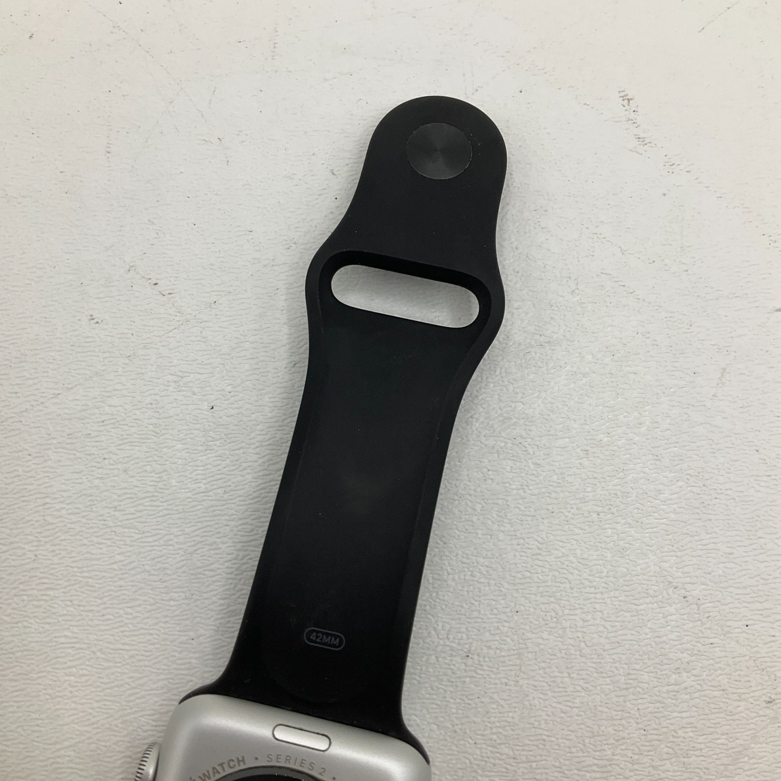 Apple Watch Series 2 GPS 42MM Silver Aluminum Case A1758 with Black Strap