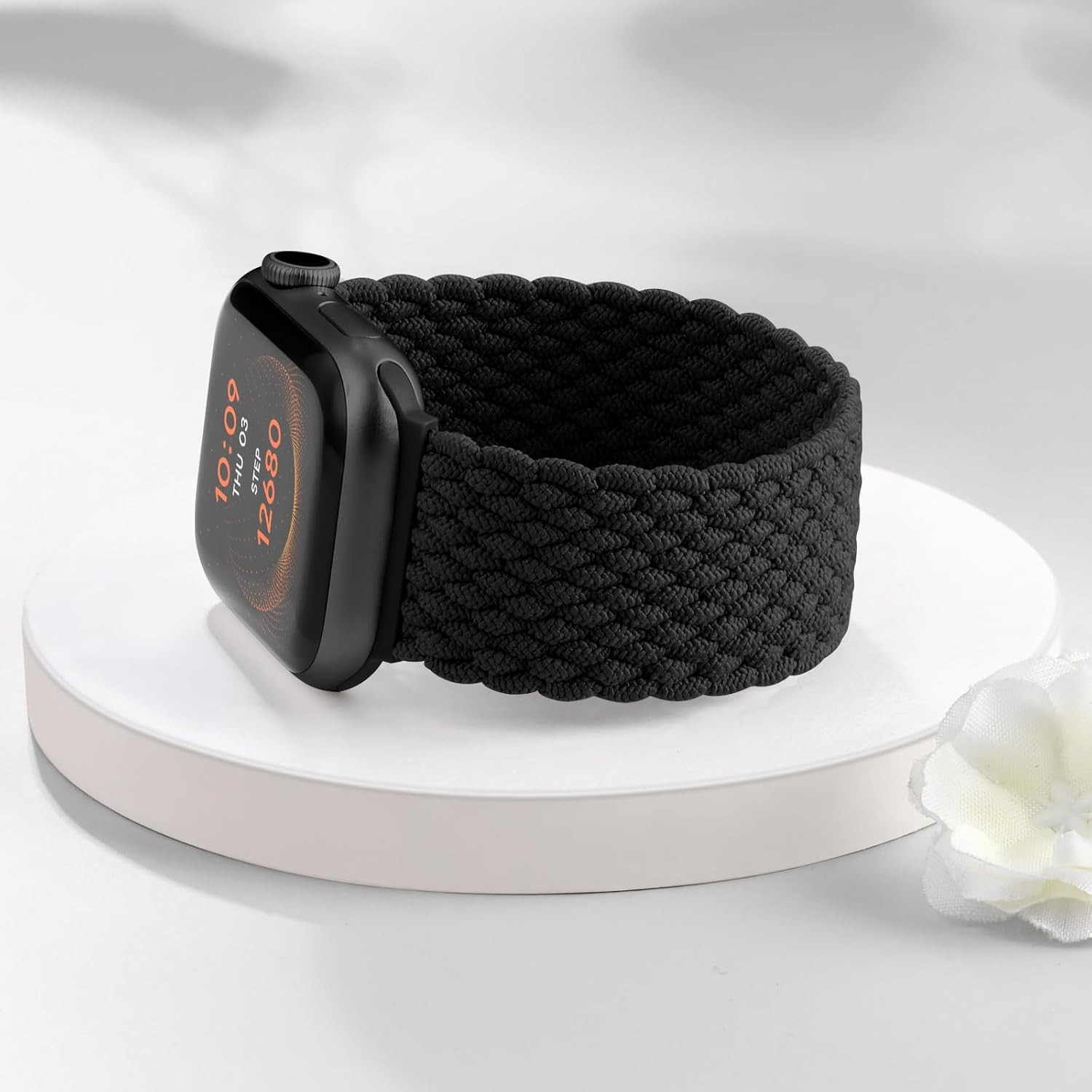 Braided Solo Loop Strap Compatible with Apple Watch 38mm 40mm 41mm
