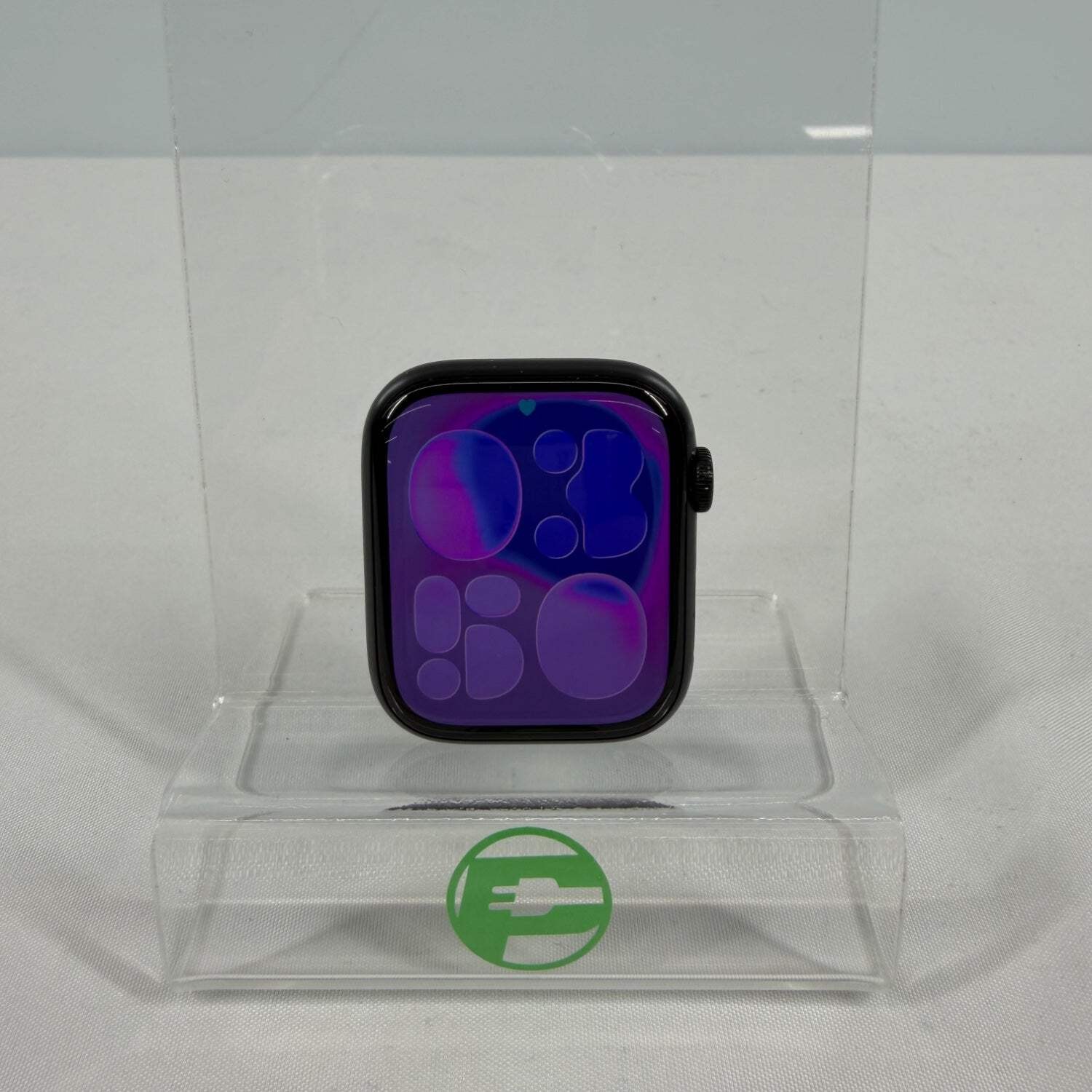 GPS Only Apple Watch Series 7 45MM Midnight Aluminum MKN53LL/A Face Only