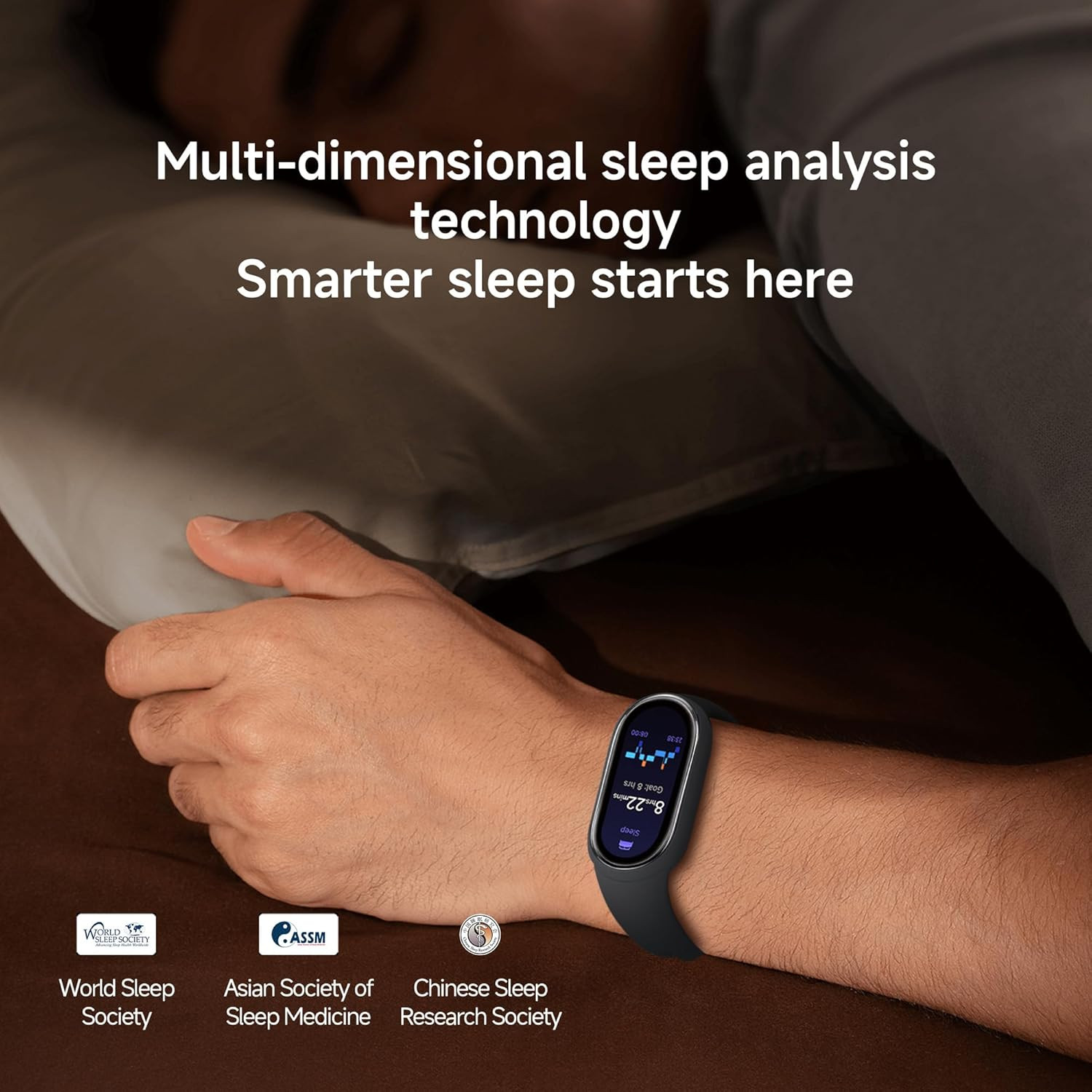 Mi Smart Watch Band 10, 5ATM Waterproof Fitness Step Tracker Sports Digital Smar