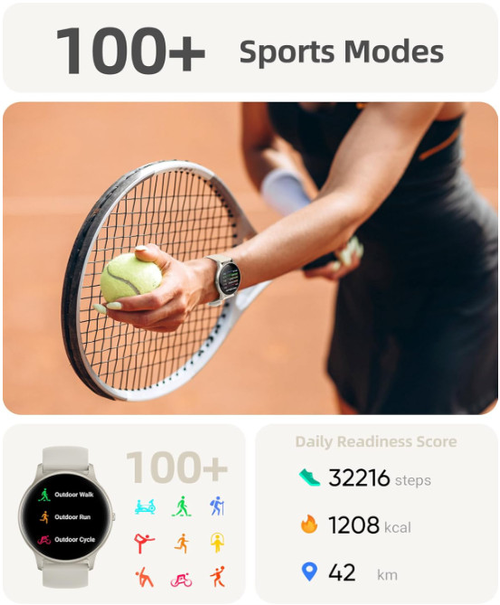 Reloj Inteligente Para iPhone Android De Mujer Smart Watch Pantalla Táct Nuevo