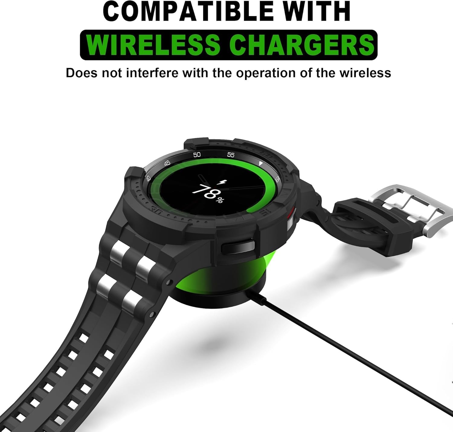 Adjustable TPU Band Case for Galaxy Watch 4 Classic 46mm – Stylish Protection