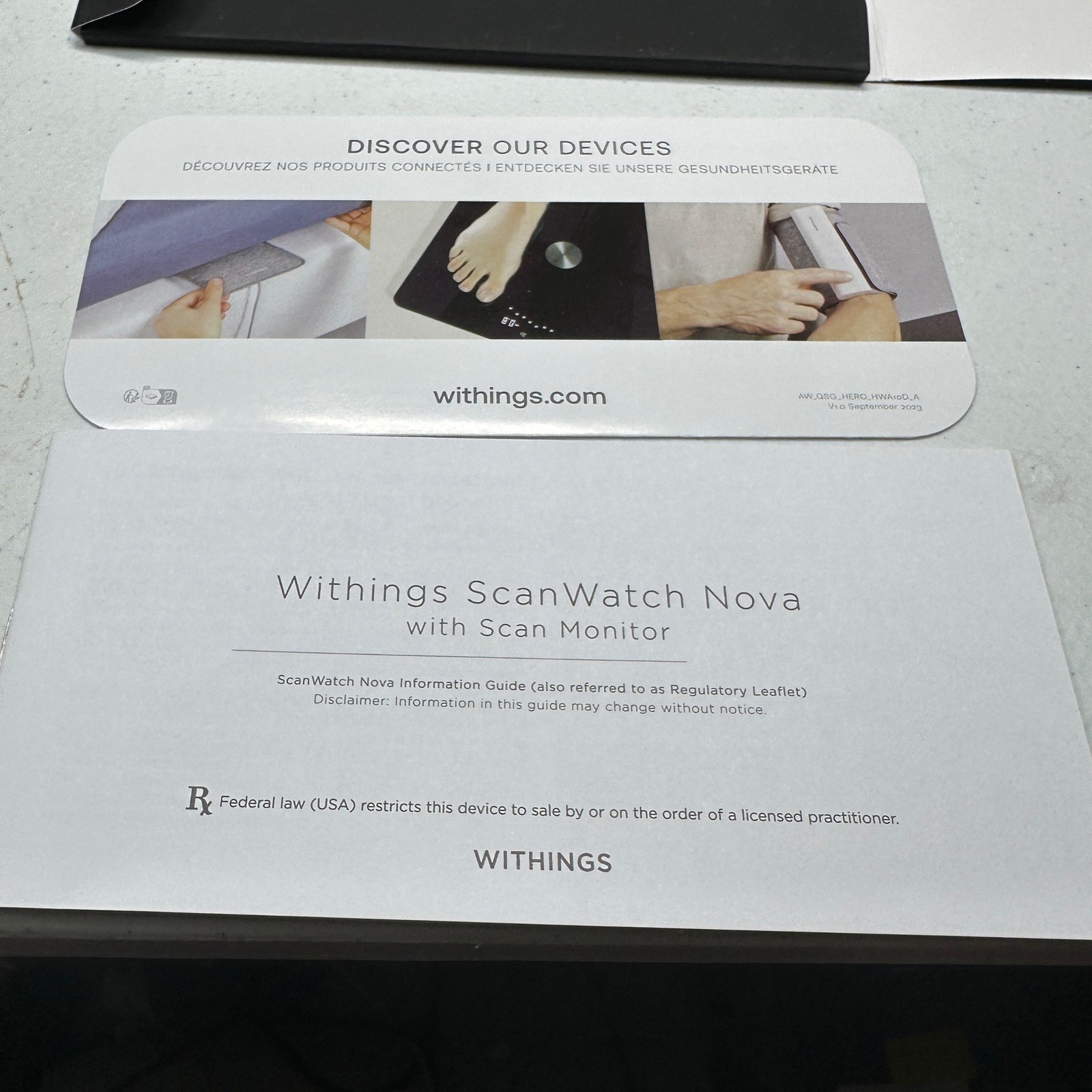 Withings ScanWatch Nova 42mm Hybrid Smartwatch with ECG & Heart Health – Black