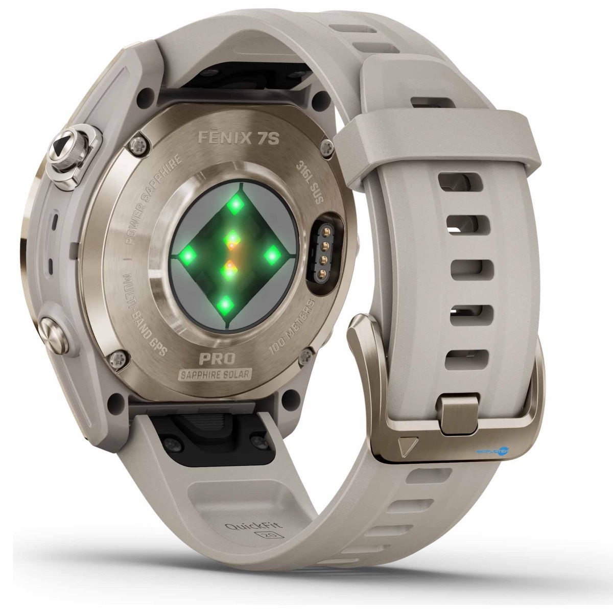 Garmin Fenix 7S Pro Sapphire Solar Titanium Smartwatch 42mm 10ATM