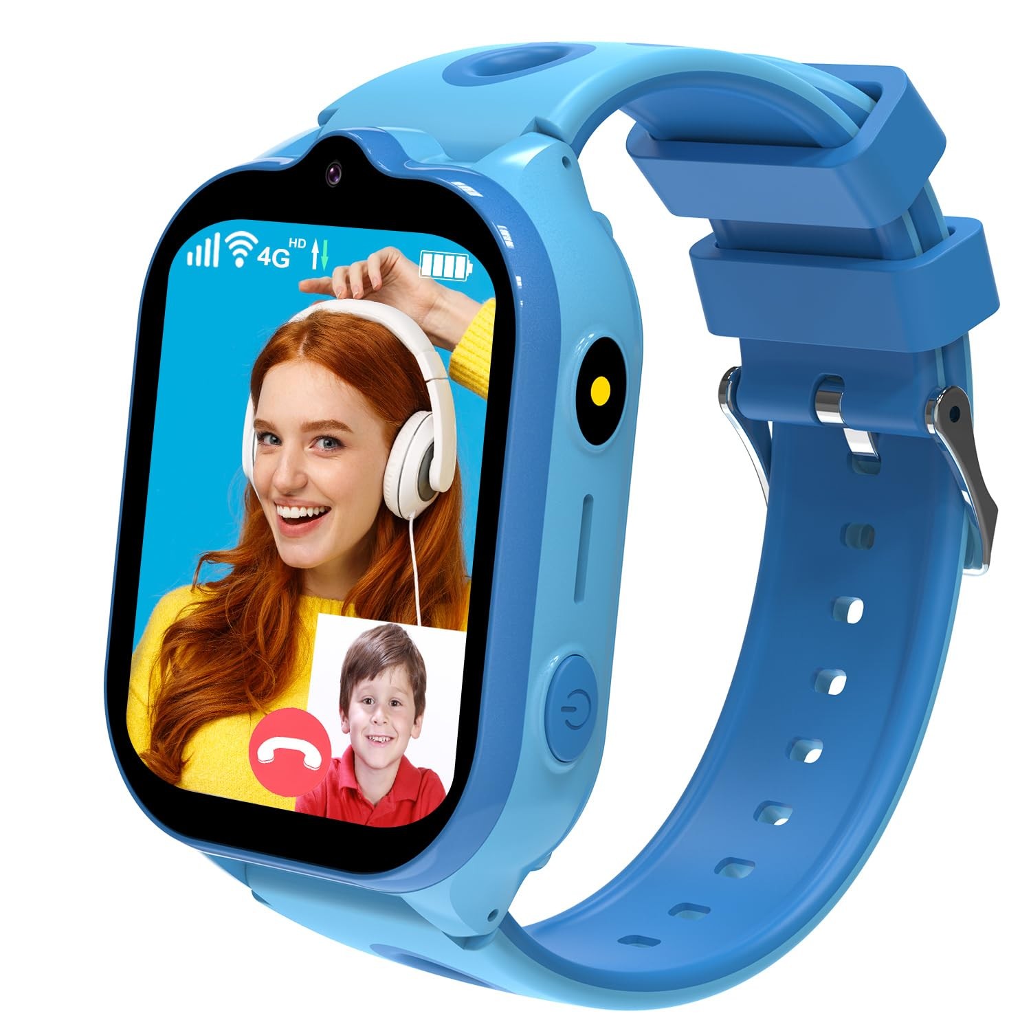 4G GPS Tracker, Smartwatches with Video Calling Way Puzzle Games Voice Chat K…