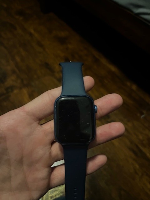 Apple Watch SE 40mm SG Space Gray Aluminum Case Blue Sport Band – MKQQ3LLA