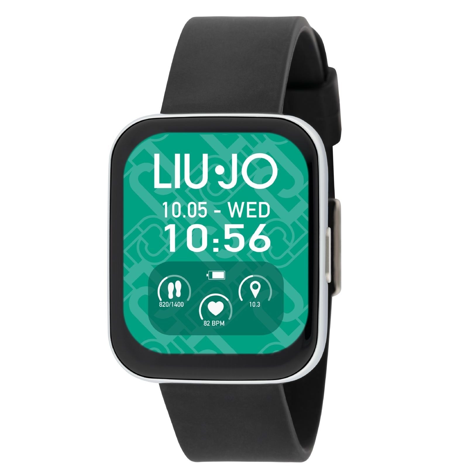 LIU JO LUXURY VOICE SLIM SWLJ087 Silicone Black Touchscreen Smartwatch
