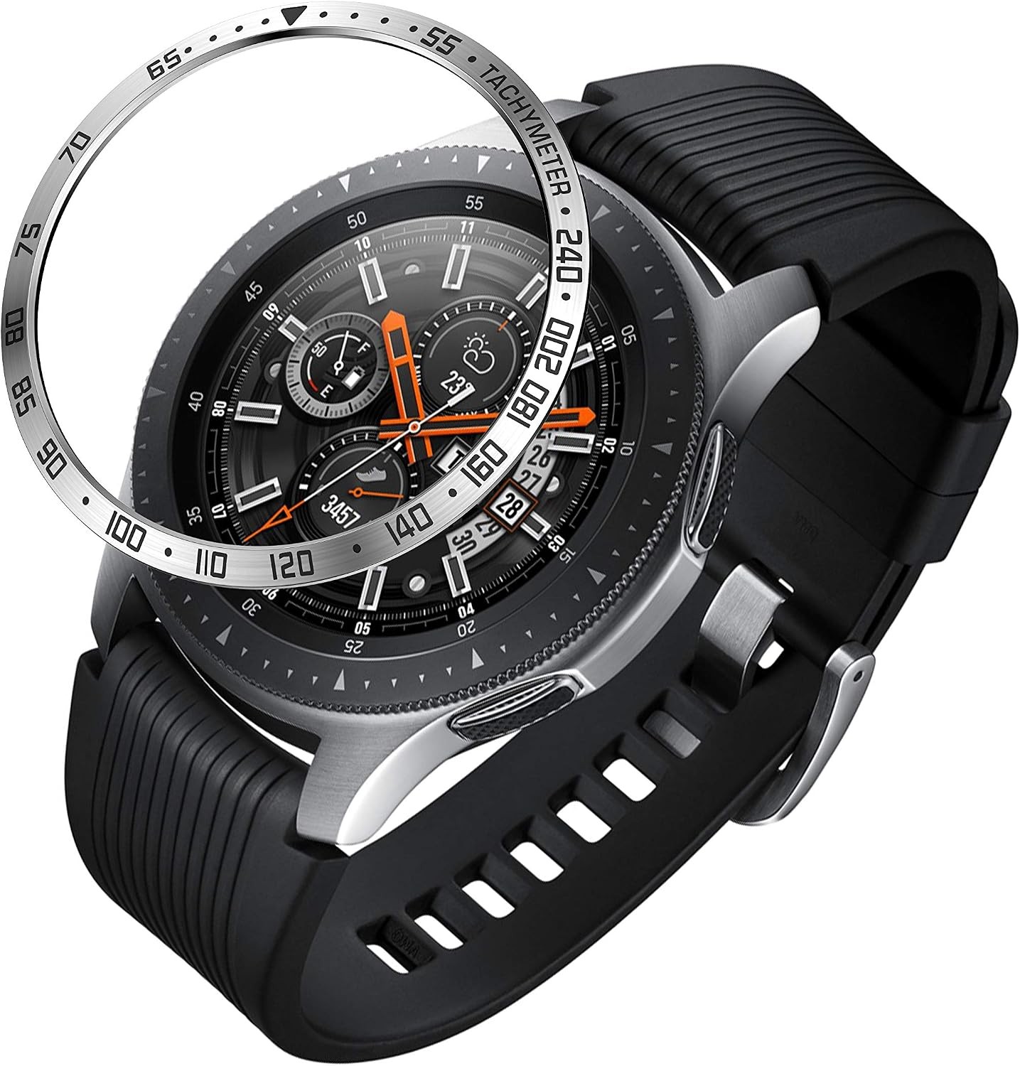 Case For Samsung Galaxy Watch 46mm / Gear S3 Frontier Classic – Stainless Steel