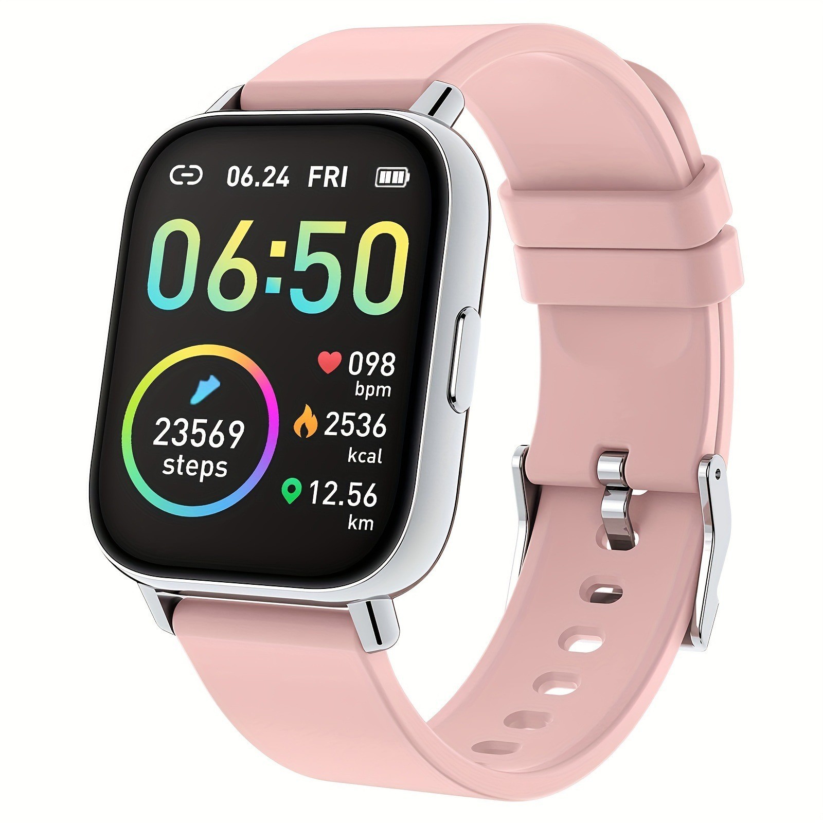 P6 Smart Watch Step Counting Heart Rate Sleep Monitoring Bluetooth Call IOS