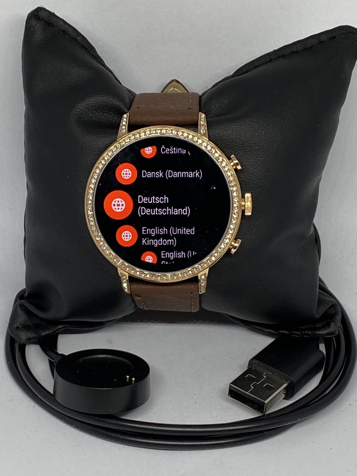 Fossil Gen 4 Authentic Digital Dial Smart Watch Custom Band FTW6011 LT433