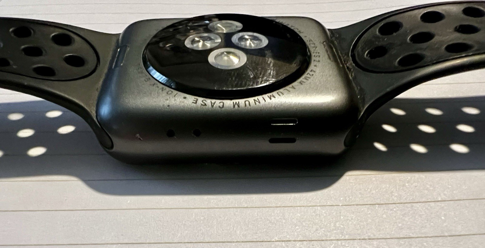 Apple Watch Series 2 42mm Space Gray Cracked Screen for Parts Repair