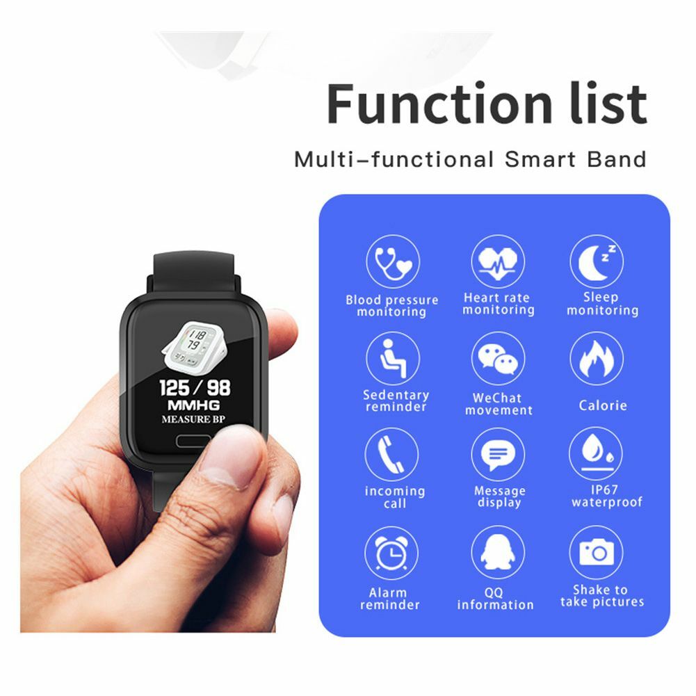 Bluetooth Smart Watch Waterproof Sport Bracelet Call Remind Fitness Bracelet