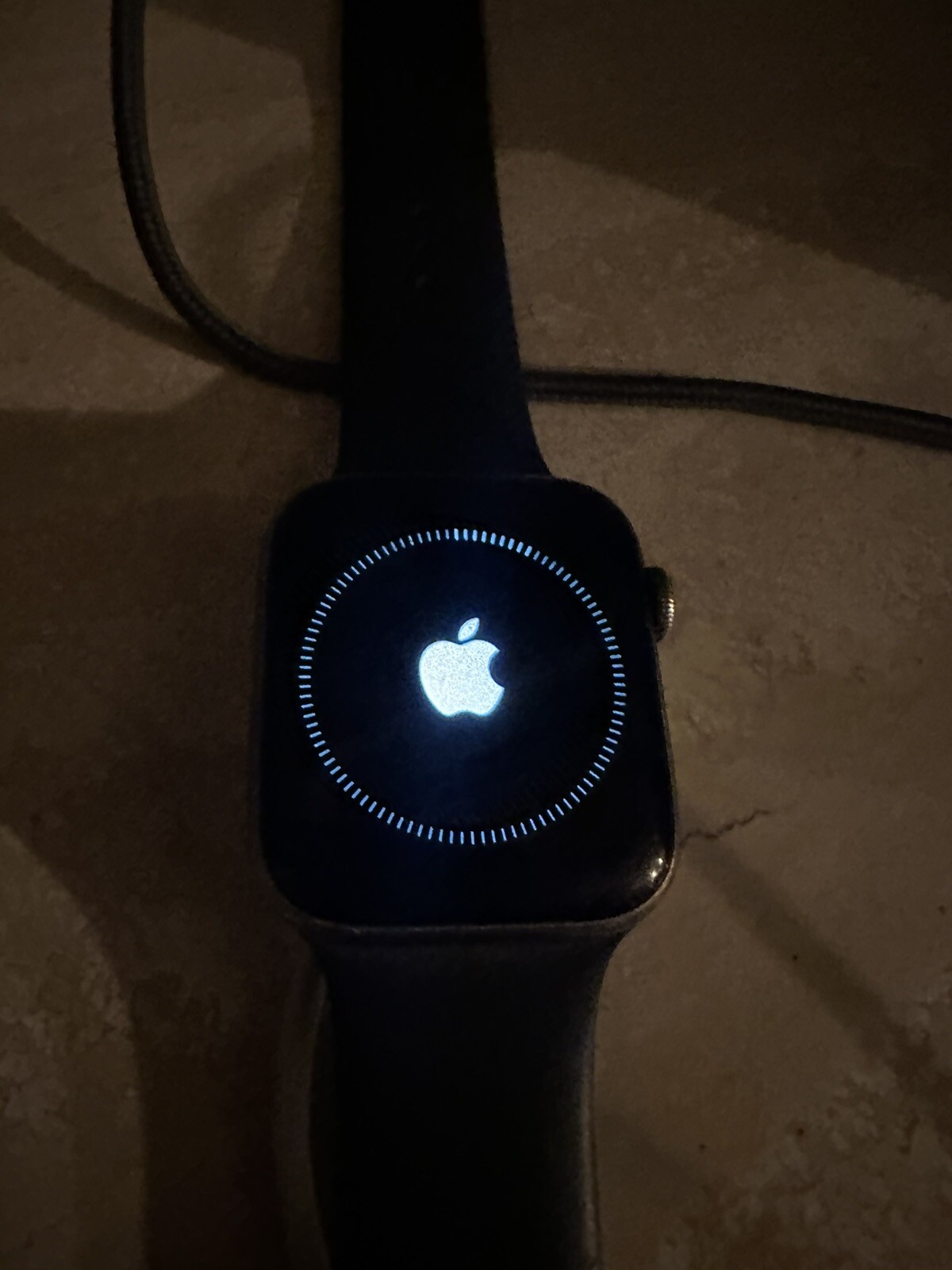 Apple Watch MWW12LL/A w/ 44MM Space Gray Aluminum Case & Black Sport Band Used