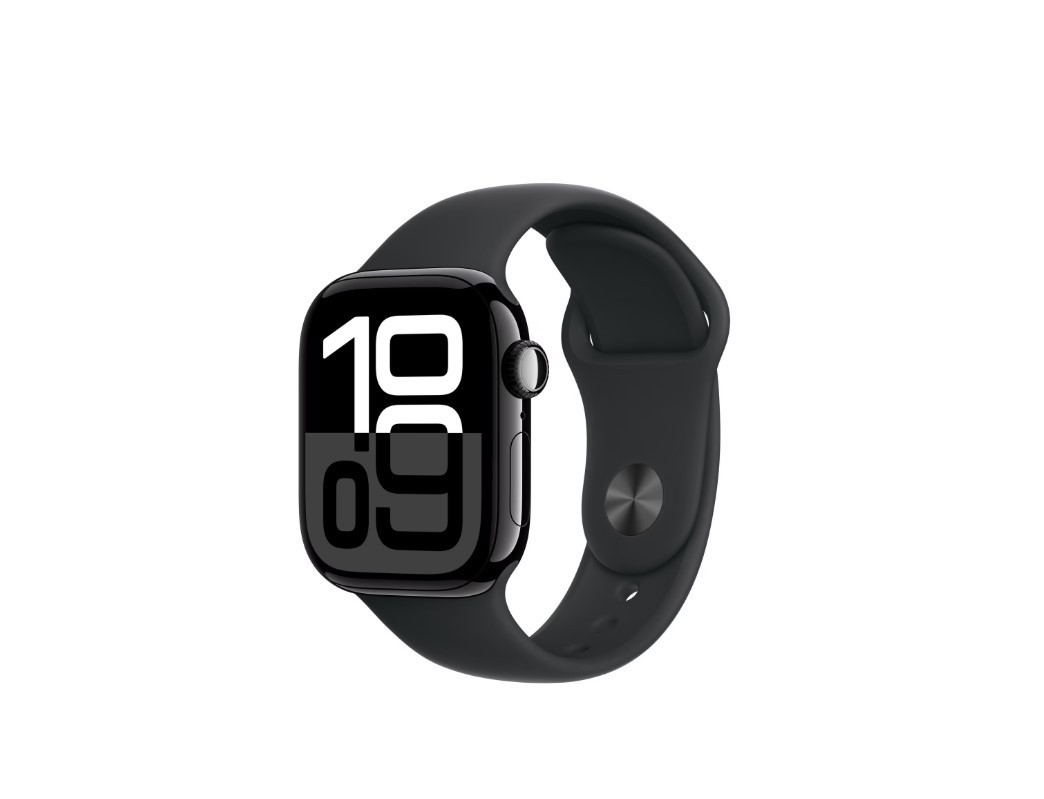 Apple Watch Series 10, iOS, Black/42mm, GPS + Cellular Smartwatch with 18 Hours
