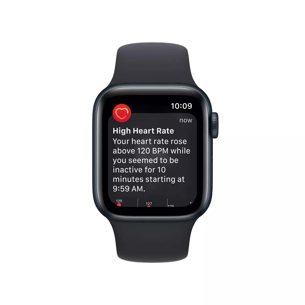 Apple Watch Series SE 2nd Gen GPS+LTE 44mm Midnight Aluminum Case & Sport Band