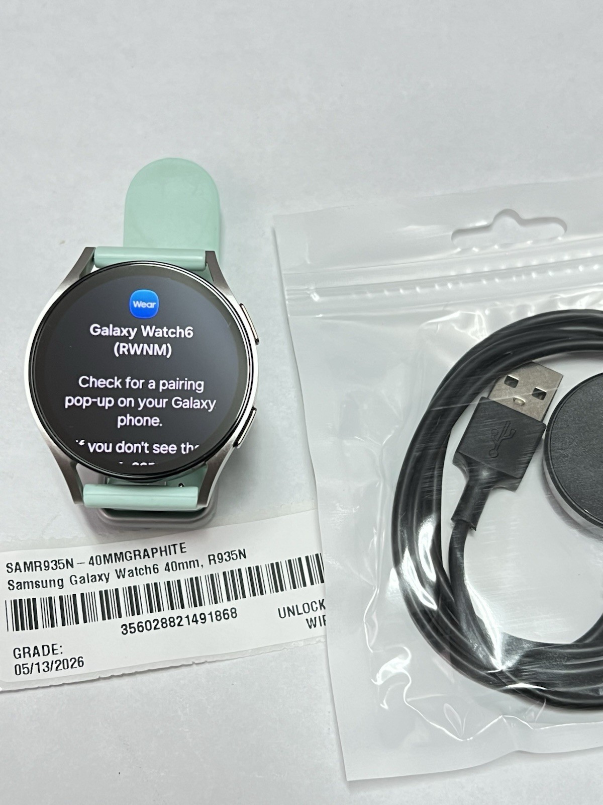 Samsung Galaxy Watch6 SM-R935 40mm Aluminum Case with Sport Band…