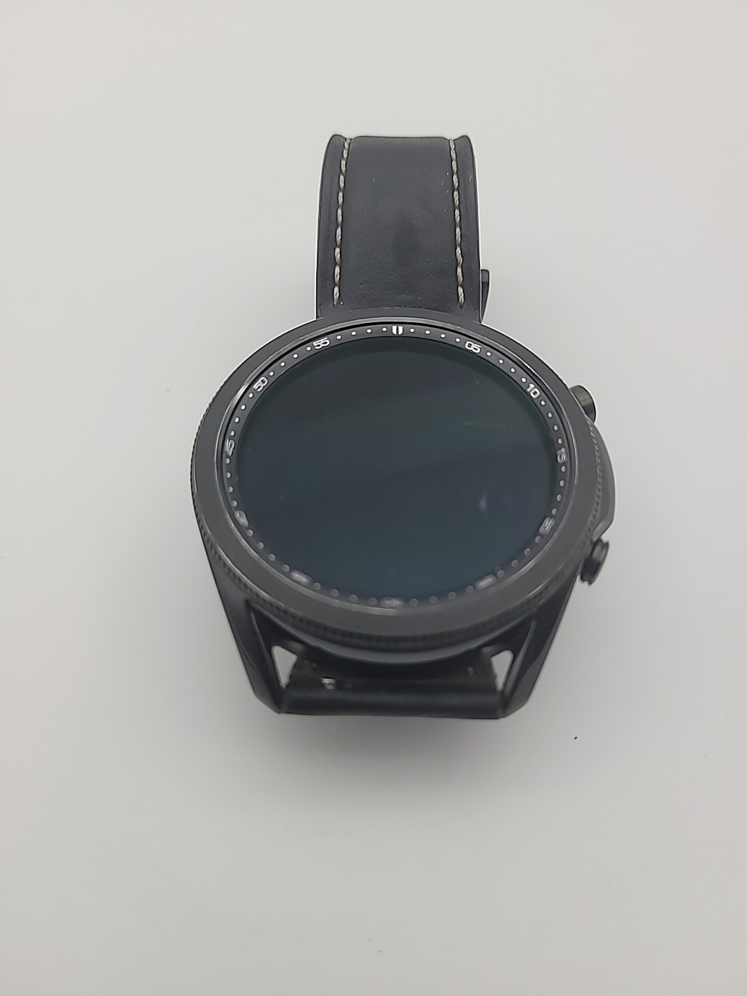Samsung Galaxy Watch3 SM-R840 45mm Stainless Steel Case with Leather Strap