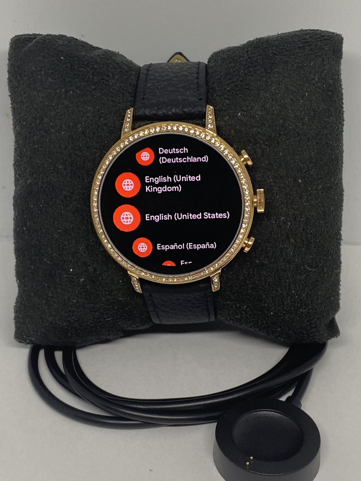 Fossil Gen 4 Authentic Digital Dial Smart Watch Custom Band FTW6011 AB435