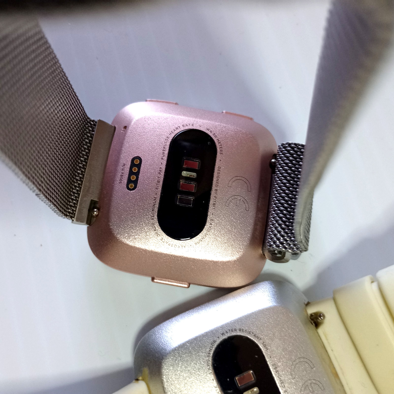 Lot of 10 Fitbit Versa Fitness Smart Watches Untested parts *READ FB415 504 505
