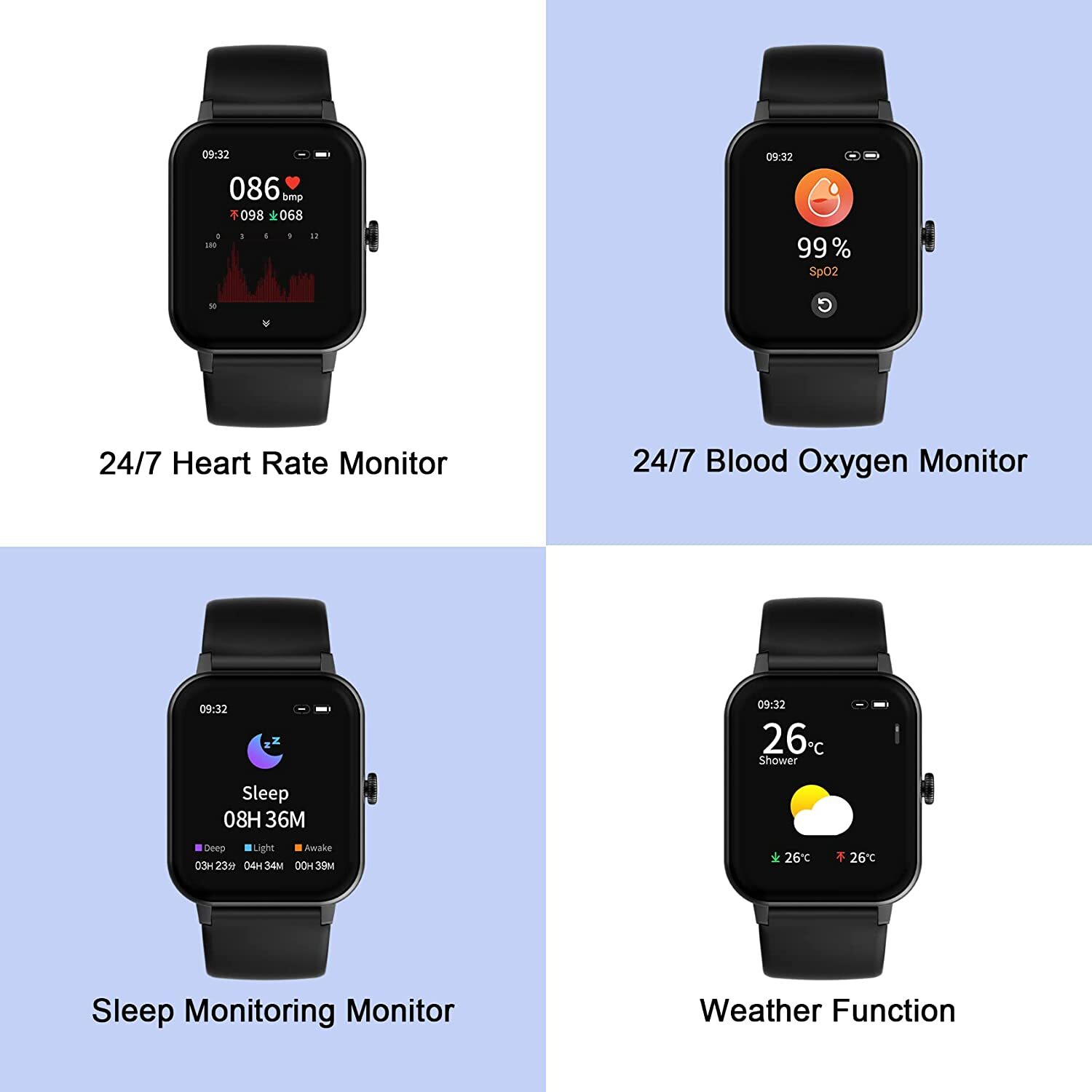 Smart Watch for Men Waterproof Smartwatch Bluetooth for iPhone Android Samsung