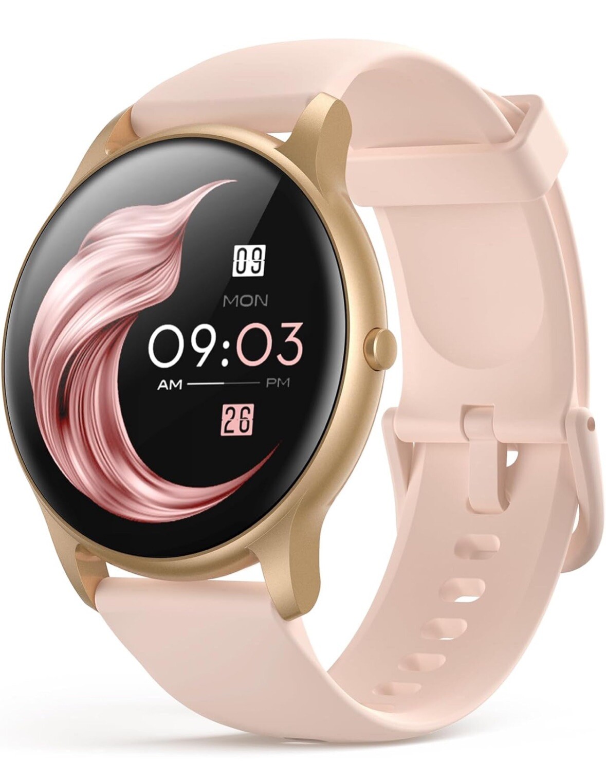 AGPTEK Smart Watch for Women, 5ATM Waterproof Smartwatch for Android and iOS