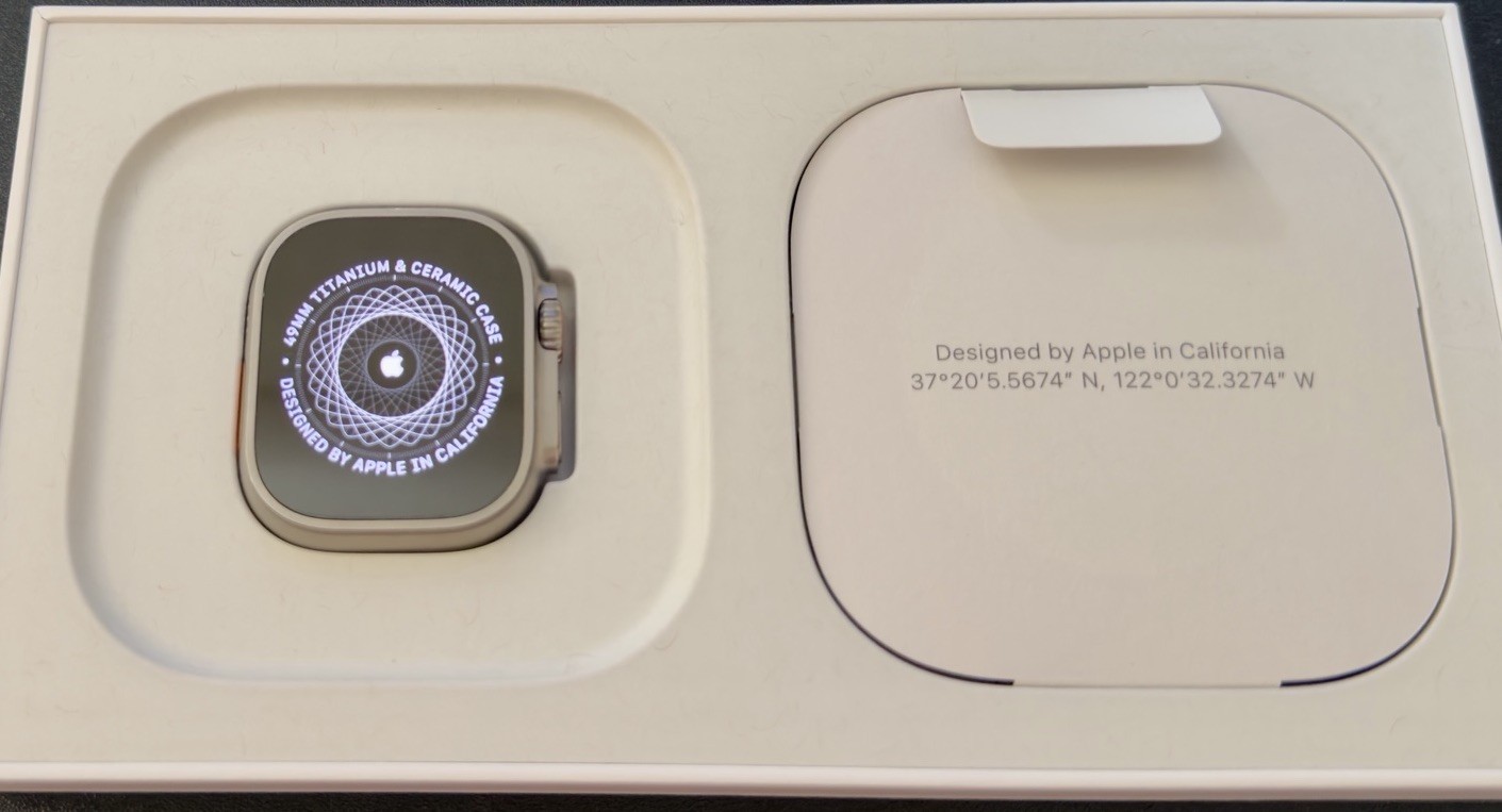 Apple Watch Ultra 49mm titanium – NO BAND (titanium case Only)