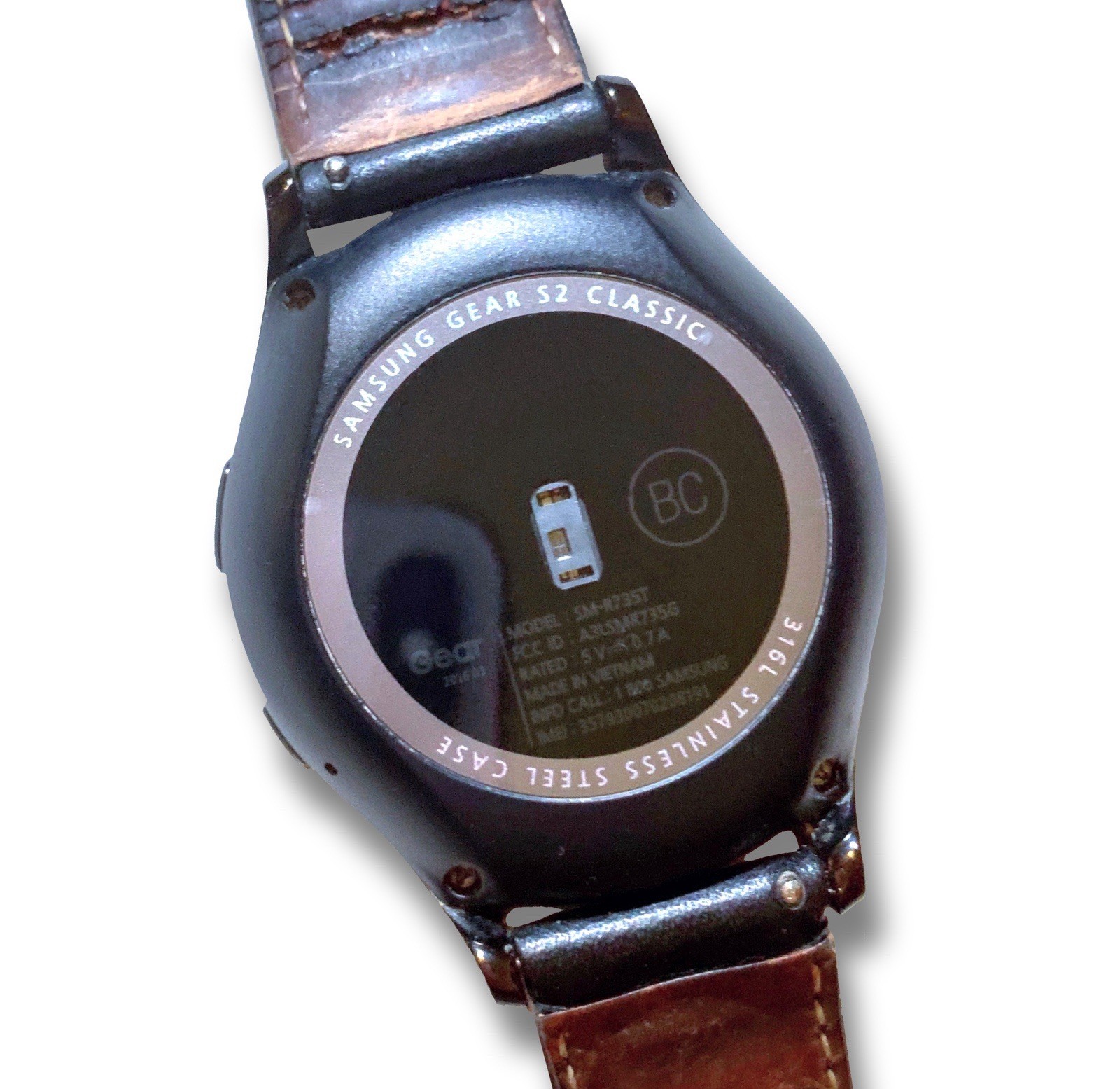 SAMSUNG Gear S2 Classic Smartwatch 44mm (Model N° SM-R735T) – NEEDS NEW BATTERY