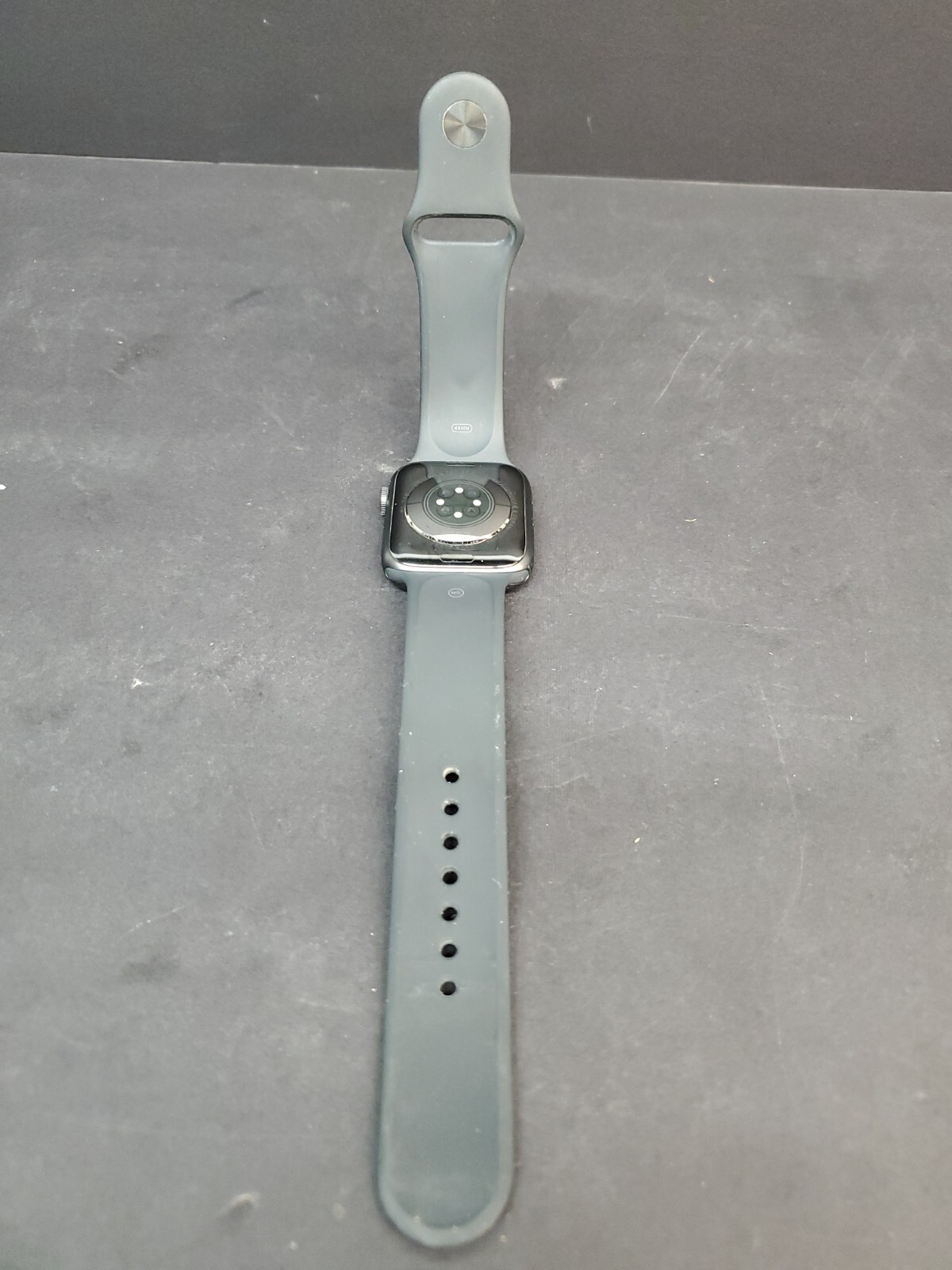 Apple Watch Series 6 44mm Space Gray Aluminum Case Black Sport Band LTE AS IS