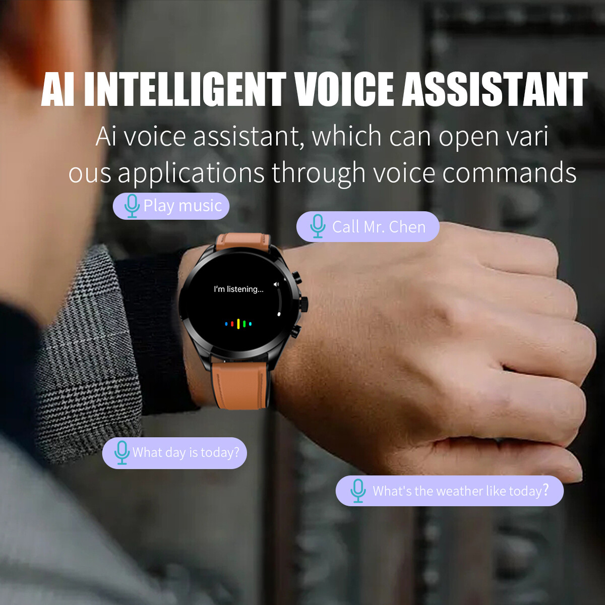 2025 Smart Watch Men Waterproof Smartwatch Bluetooth Call For iPhone Samsung USA