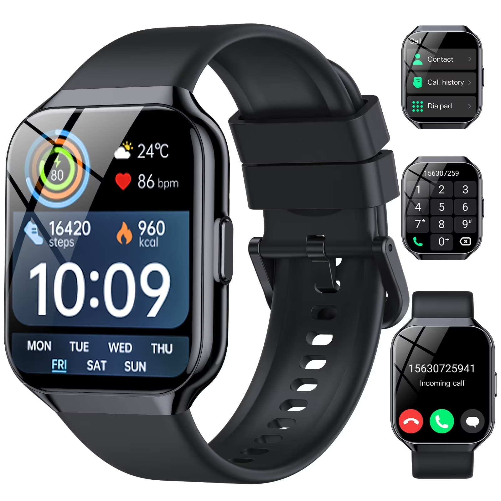 2026 NEW Smart Watch, 1.96”HD Screen SmartWatch for Men & Women