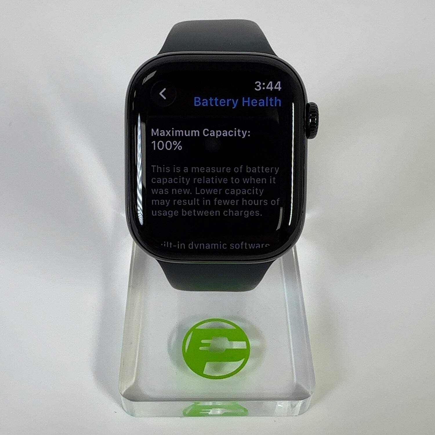 GPS Only Apple Watch Series 10 42MM Jet Black Aluminum Black Sport Band