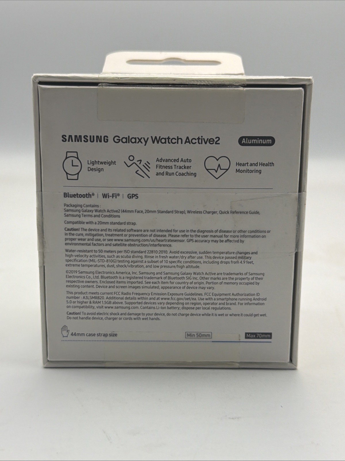 Samsung Galaxy Watch Active 2 SM-R820 44mm Aluminum Case with Sport Band…
