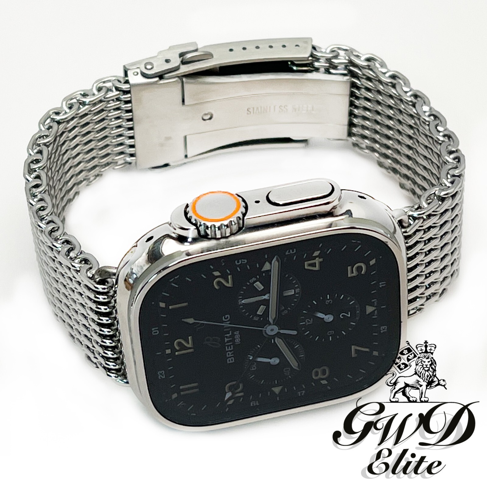 HERMES PolishedApple Watch Ultra 2 Titanium 23mm Breitling