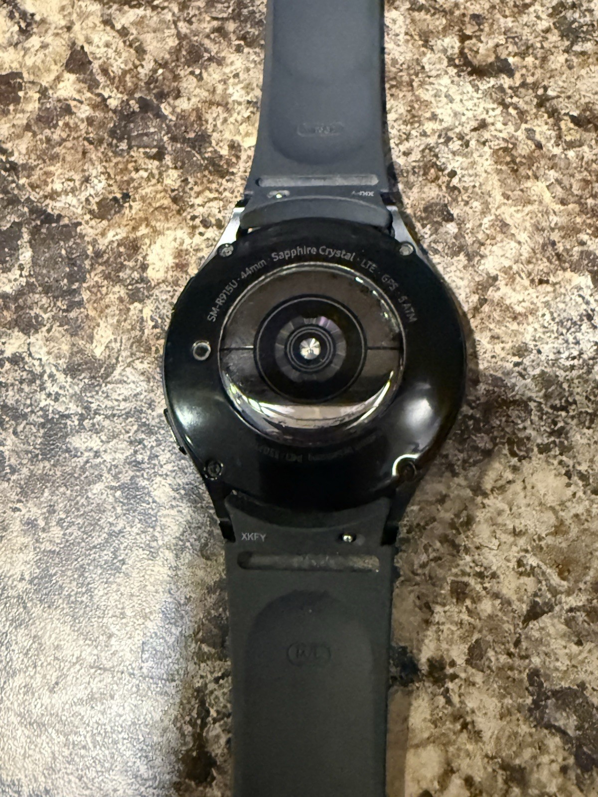 Samsung Galaxy Watch5 44mm Black Aluminum, Silicone Band, Sapphire, 16GB