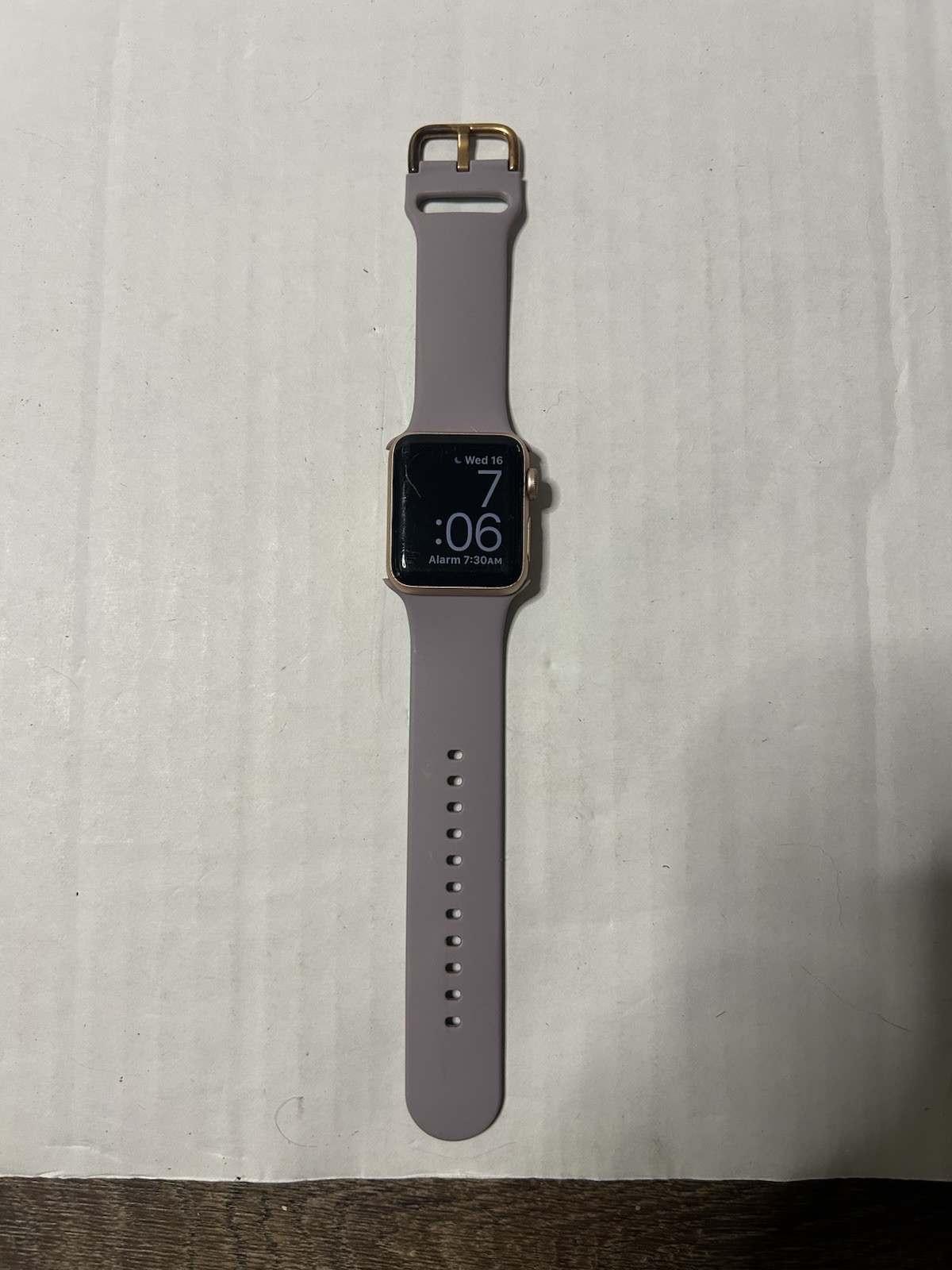 APPLE Watch Series 3 GPS – 38MM Aluminum Case A1858 – Pink 4GB 78% Battery Max