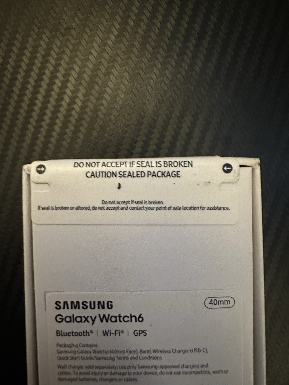 Samsung Galaxy Watch6 40mm Silver Bluetooth Wi‑Fi GPS Smartwatch 16GB