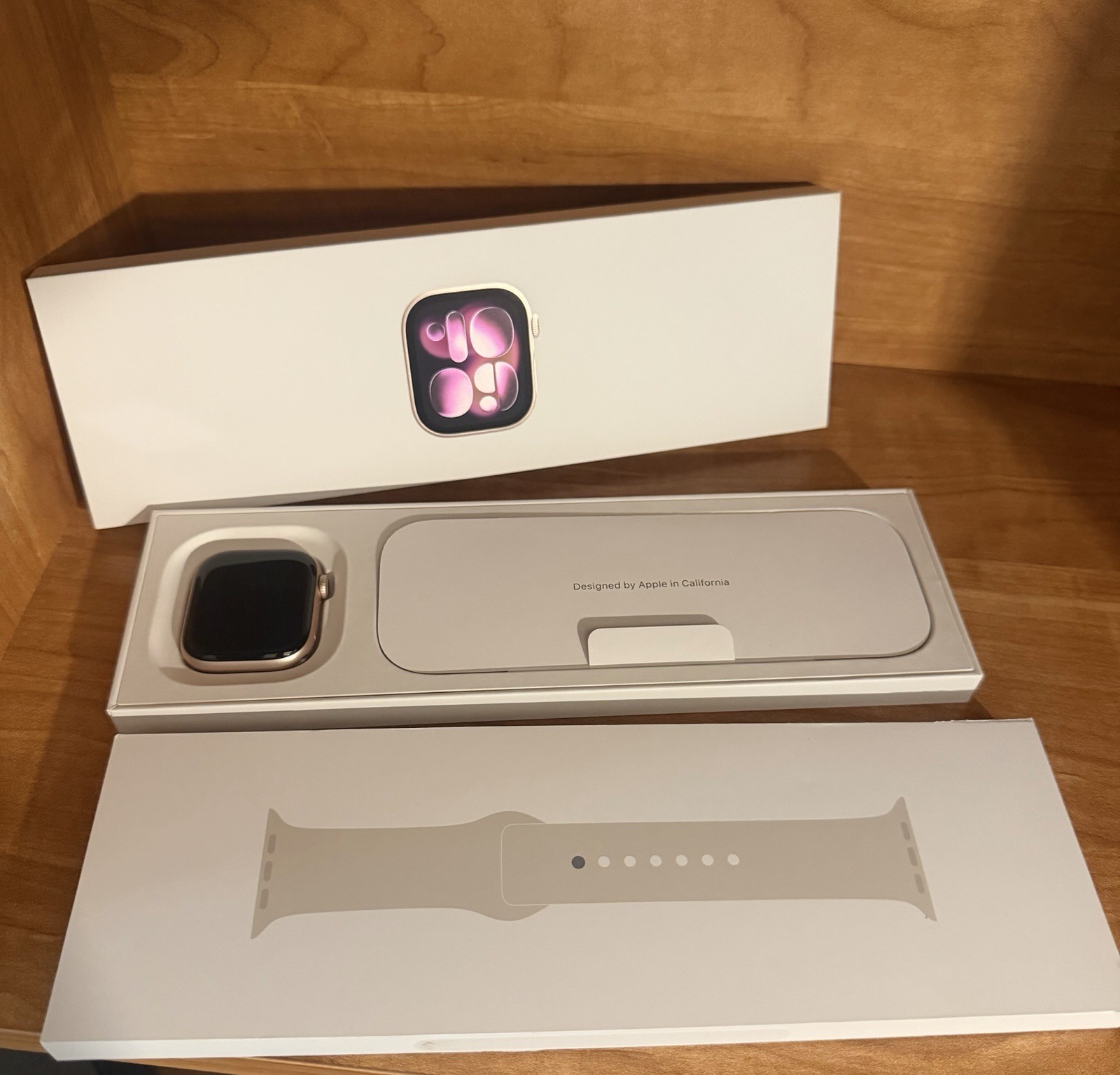Apple Watch Series 11 42mm Rose Gold Aluminum Cellular GPS 32GB Blush Band M/L