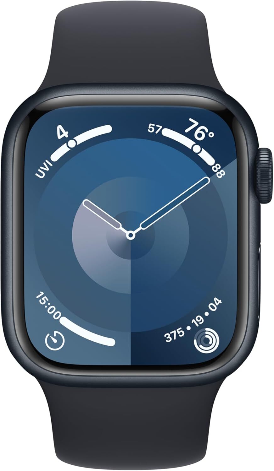 Apple Watch Series 9 GPS 45mm Smartwatch Aluminum Case Starlight Sport Band M/L