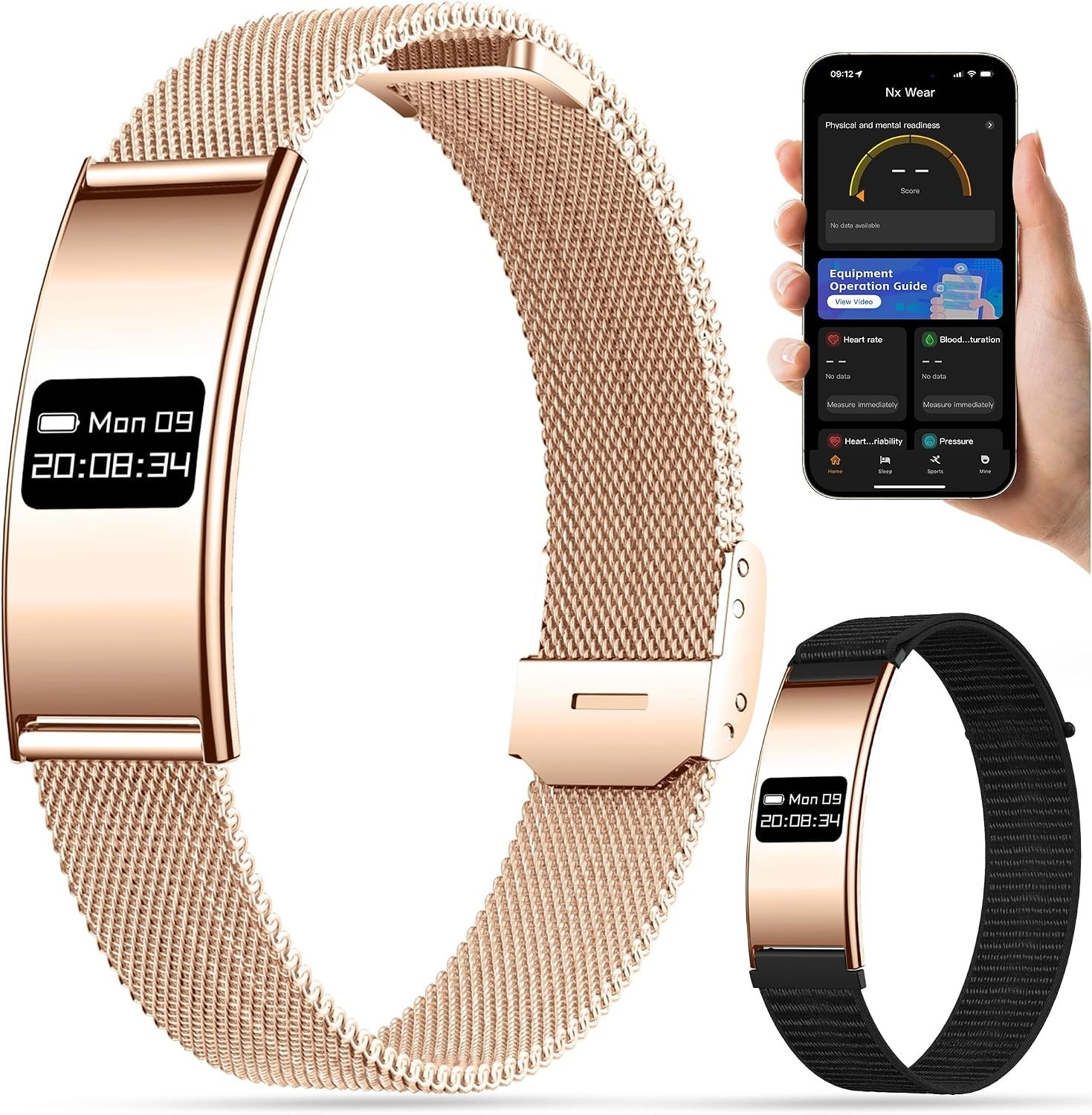 Smart Bracelet for Women Men – Fitness Activity Health Tracker Band