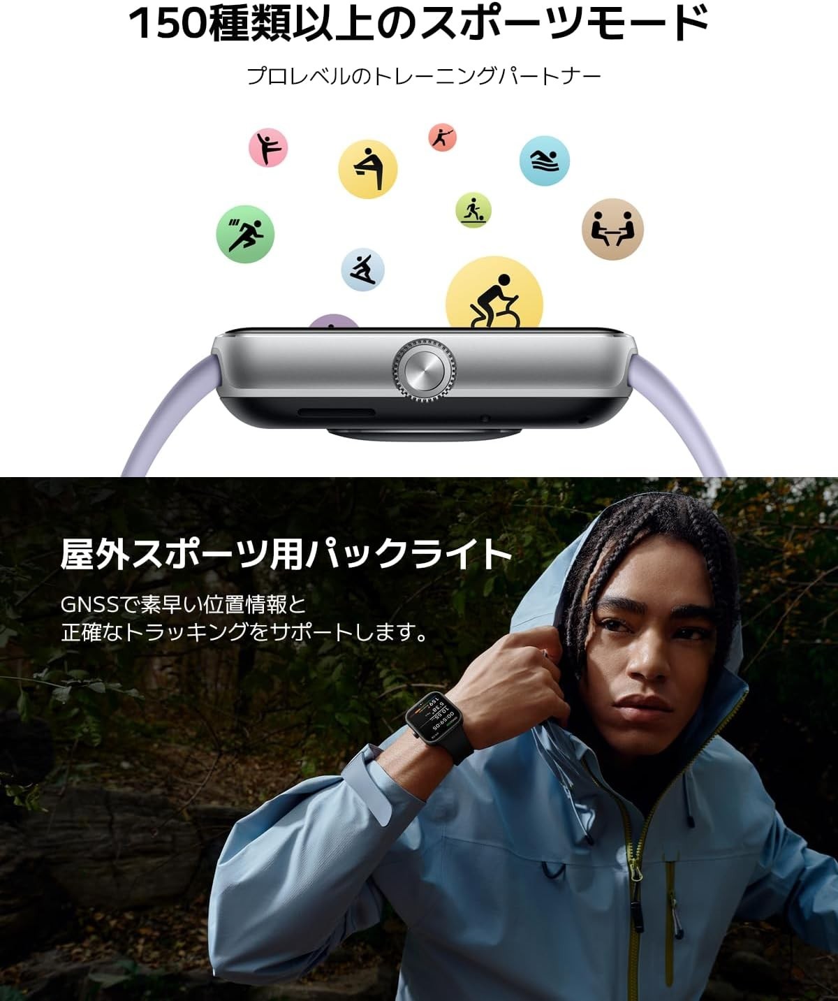 Brand NEW Redmi Watch 5 Smartwatch silver black purple from Japan
