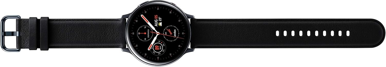 Samsung Galaxy Watch Active 2 SM-R825 44mm Stainless Steel Case with Leather…