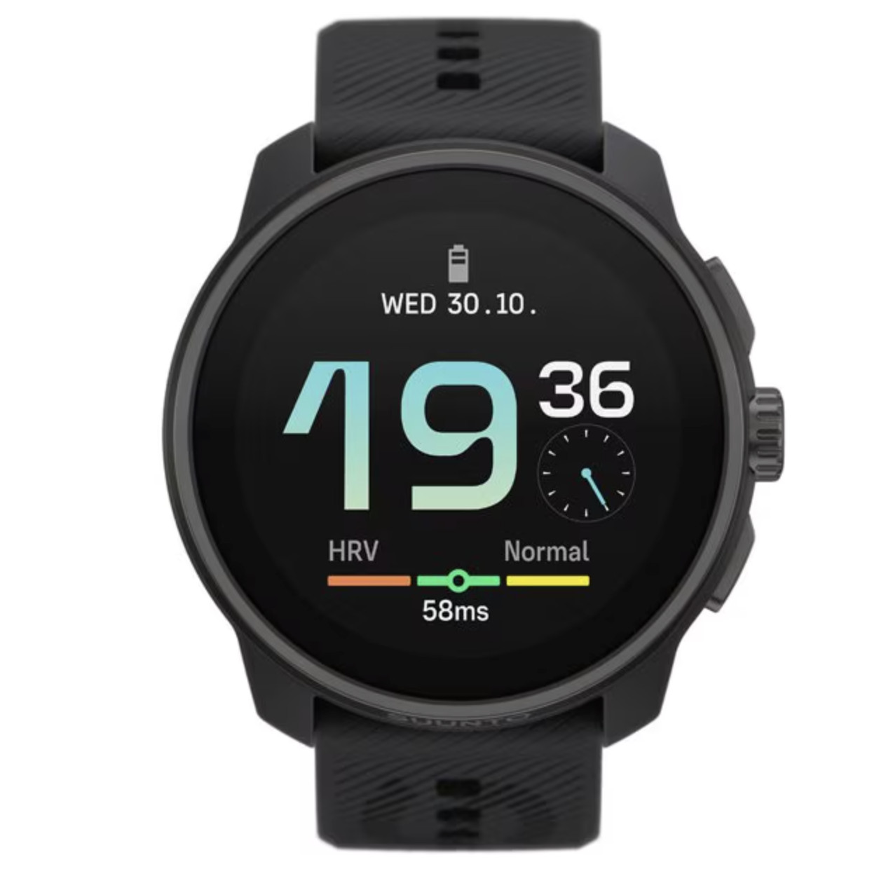 Suunto RACE S ALL BLACK 45mm Silicone Band GPS Smartwatch SS051093000 NEW