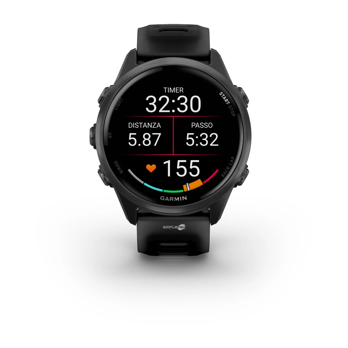 Garmin Forerunner 570 42mm AMOLED Smartwatch GPS Multiband 8GB, Black 1