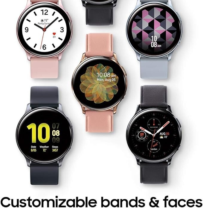 Samsung Galaxy Watch Active2 Silver Fitness Sleep Tracking 44mm Acceptable